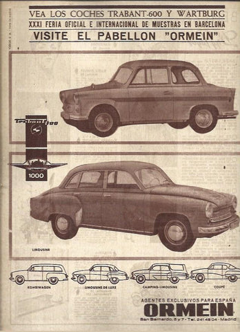 LAMINA 41000: Publicidad de Ormein en Madrid