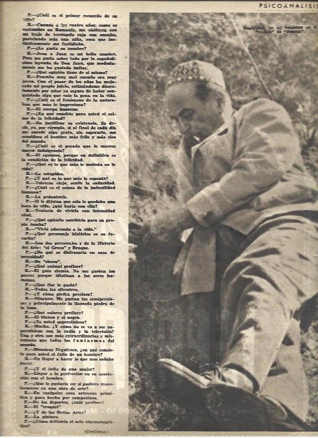 LAMINA 40972: Jean Negulesco en el rodaje de Rebeca