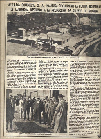 LAMINA 40975: Planta industrial de Aliada Quimica SA en Tarragona