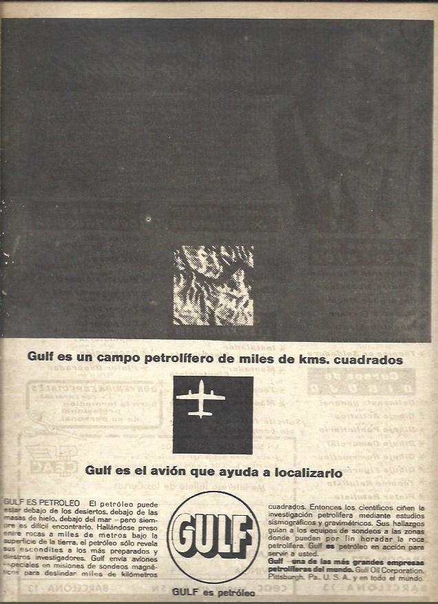 LAMINA 40980: Publicidad de petroleo Gulf