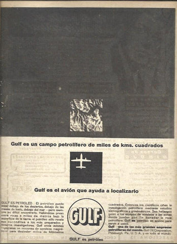 LAMINA 40980: Publicidad de petroleo Gulf