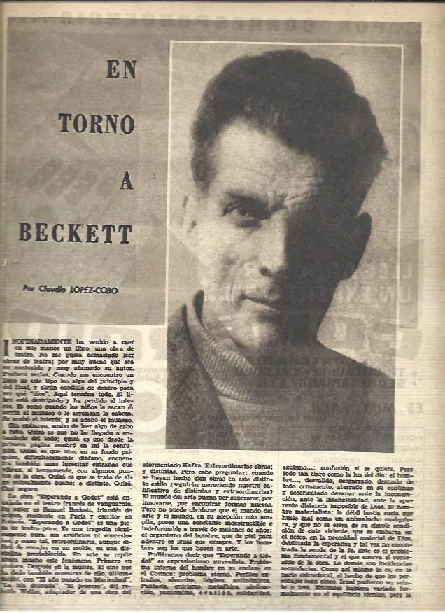 LAMINA 40981: En torno a Beckett
