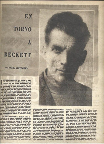 LAMINA 40981: En torno a Beckett