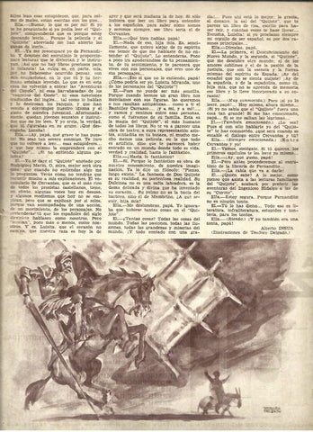 LAMINA 40994: El Quijote, ilustracion de Teodoro Delgado