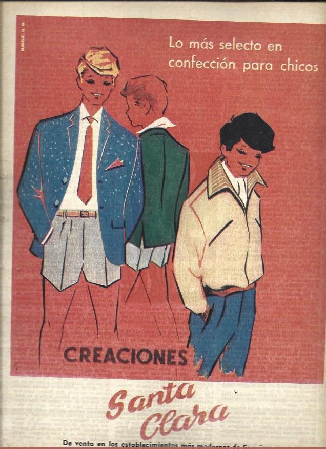 LAMINA 40990: Publicidad de ventas Santa Clara
