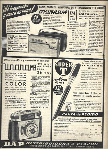 LAMINA 40988: Publicidad de Distribuidora a plazos, Barcelona