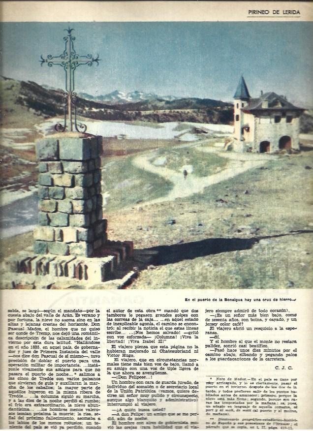 LAMINA 41077: Cruz de hierro en el Puerto de Bonaigua, Lleida