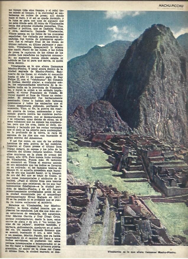 LAMINA 41079: Vista del Machu Picchu, Peru