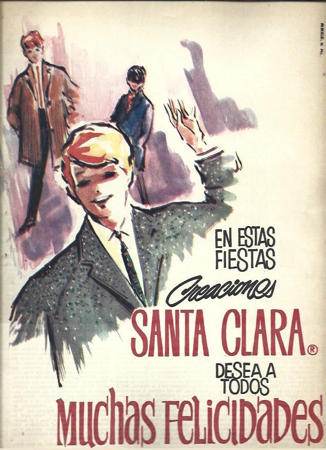 LAMINA 41080: Publicidad de Navidad de Santa Clara