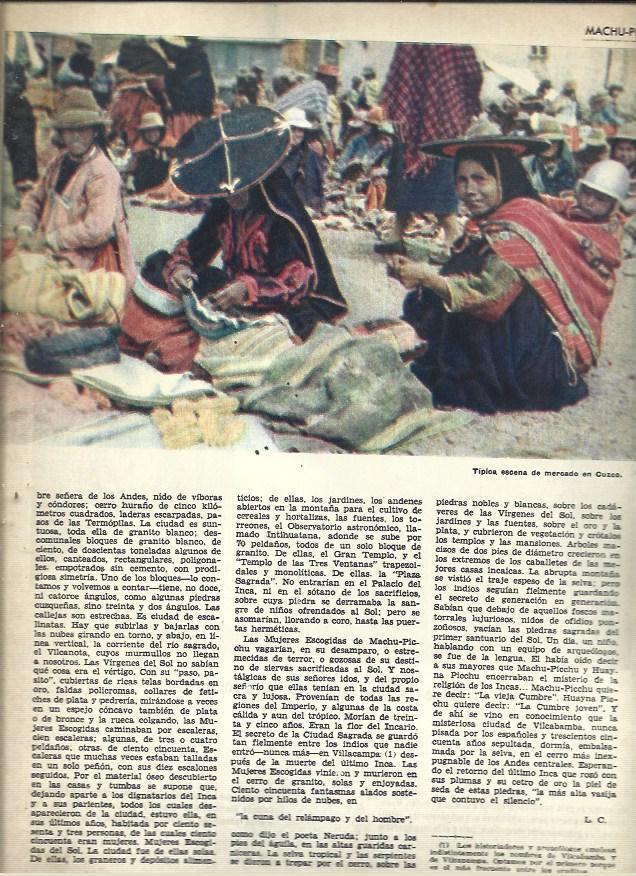 LAMINA 41082: Mercado en Cuzco, Peru