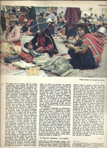 LAMINA 41082: Mercado en Cuzco, Peru