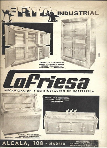 LAMINA 41102: Publicidad de Refigeracion Cofriesa