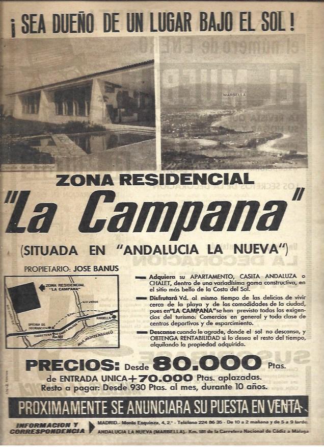 LAMINA 41099: Publicidad de Zona Residencial La Campana en Andalucia
