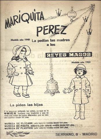 LAMINA 41089: Publicidad de Mariquita Perez