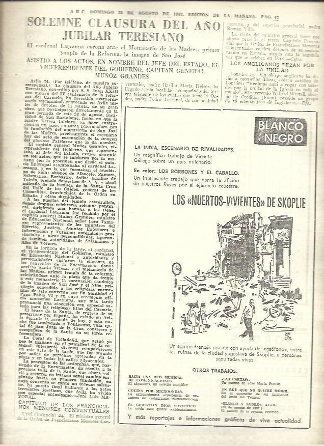 LAMINA 41039: Clausura del año Jubilar Teresiano