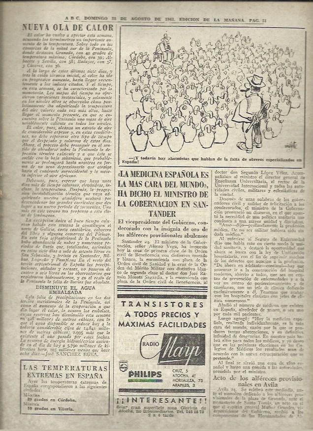 LAMINA 41041: Viñeta comica de Mingote