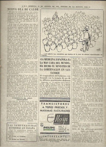 LAMINA 41041: Viñeta comica de Mingote