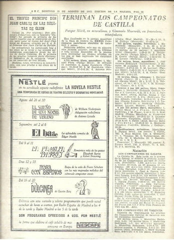 LAMINA 41042: Publicidad de productos Nestle