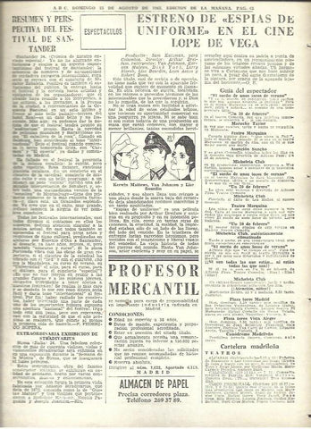 LAMINA 41043: Seccion Espectaculos