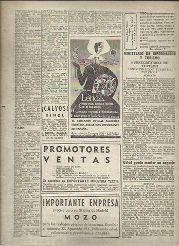 LAMINA 41045: Seccion de anuncios y publicidad