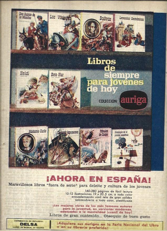 LAMINA 41052: Publicidad de Colección Auriga
