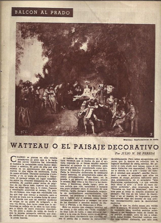 LAMINA 41069: Capitulaciones de boda, por Watteau