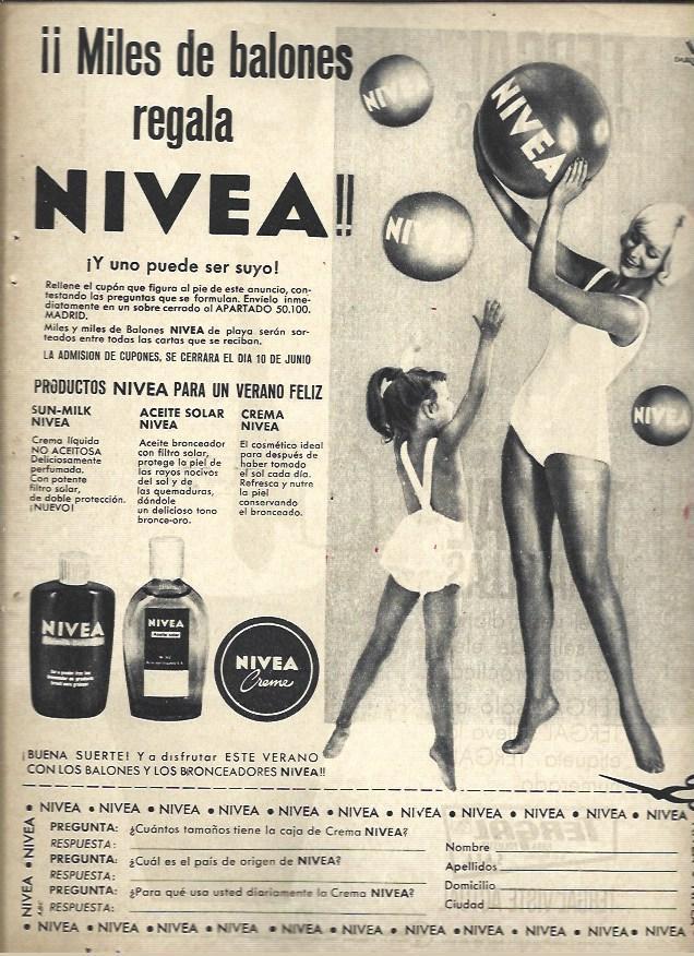 LAMINA 41055: Publicidad de cremas Nivea