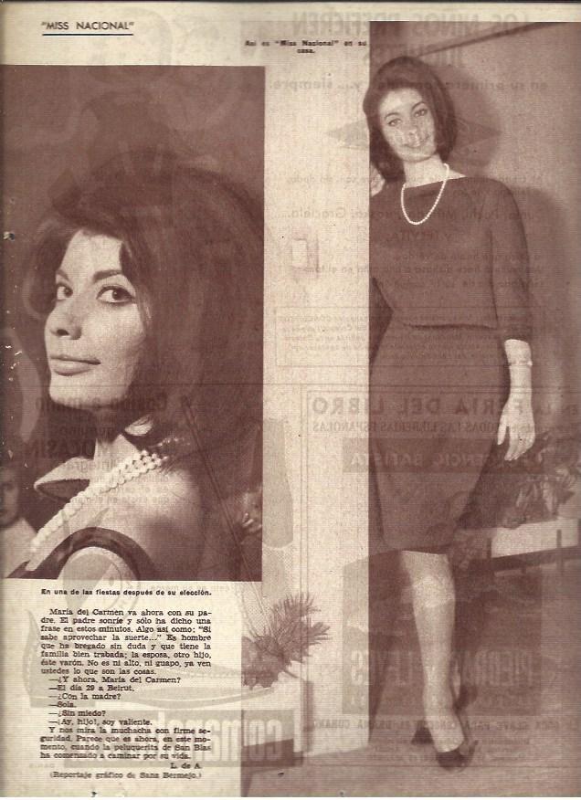 LAMINA 41060: Maria del Carmen Abreu Miss Nacional