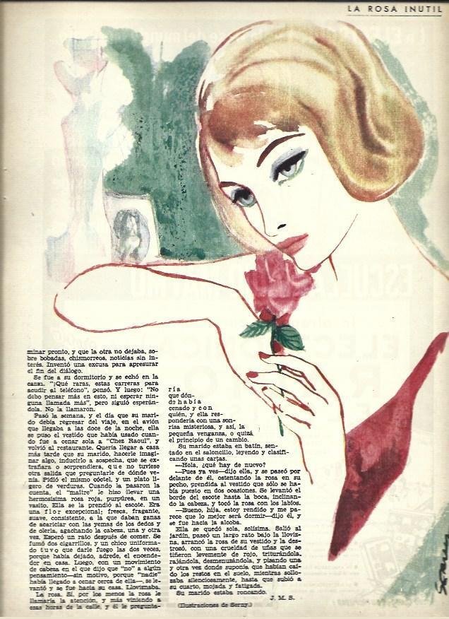 LAMINA 40864: Ilustracion de Sorny para La rosa inutil