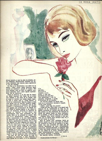 LAMINA 40864: Ilustracion de Sorny para La rosa inutil