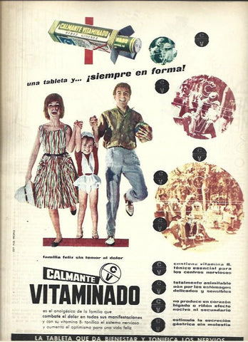 LAMINA 40867: Publicidad de Calmante Vitaminado