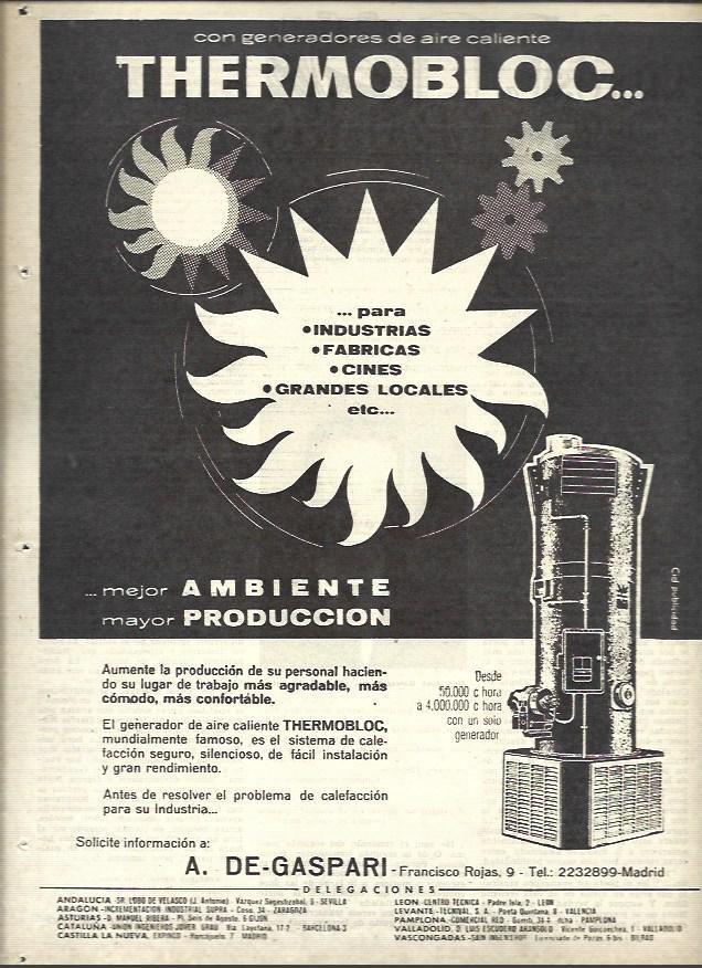 LAMINA 40872: Publicidad de Thermobloc