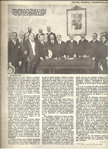 LAMINA 40885: Partido Conservador de España en 1913