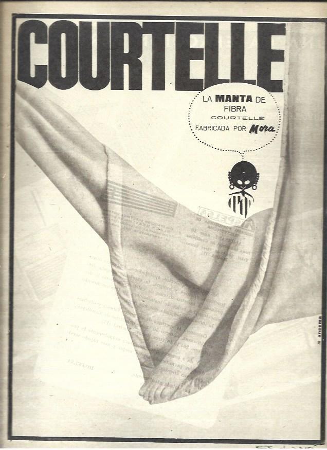 LAMINA 40886: Publicidad de Manta Courtelle