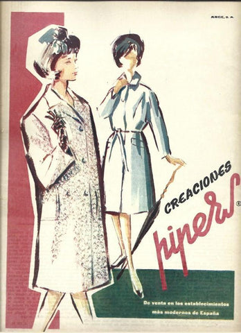 LAMINA 40887: Publicidad de Creaciones Pipers