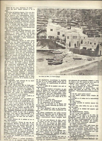 LAMINA 40879: La casa de Dali en Port Lligat