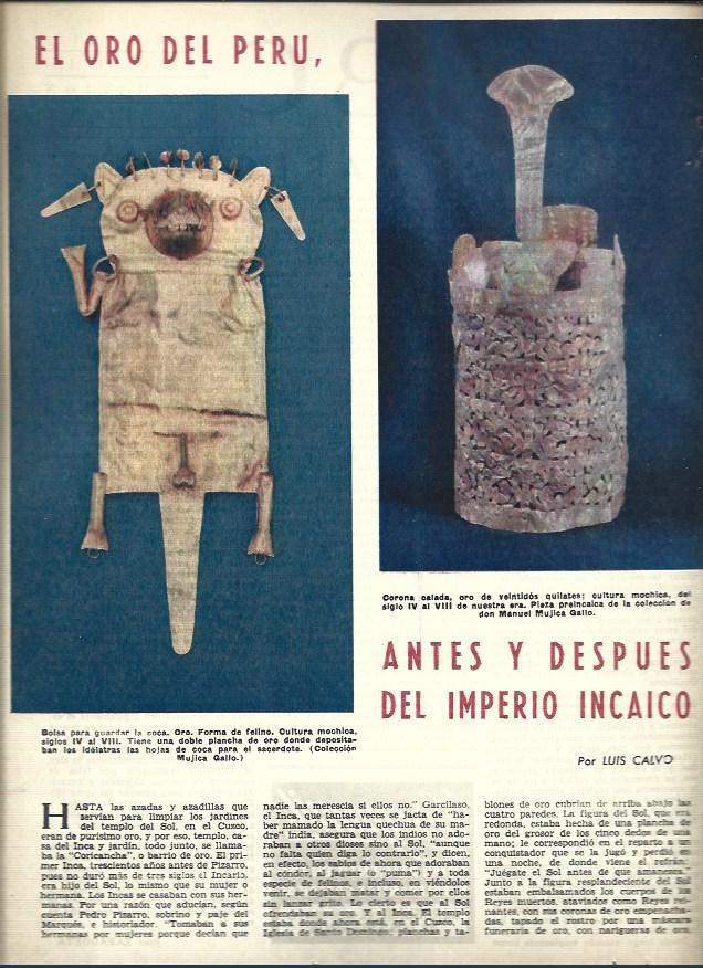 LAMINA 40829: El oro de Peru