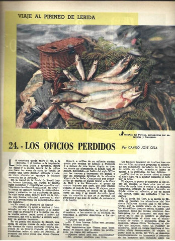 LAMINA 40832: Las truchas del Pirineo