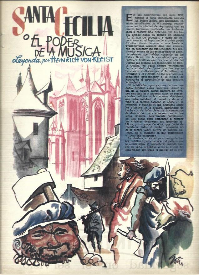 LAMINA 40836: Santa Cecilia o el poder de la musica