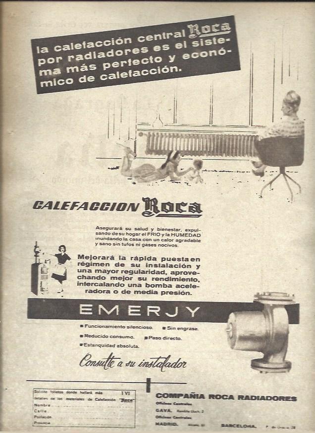 LAMINA 40841: Publicidad de Calefaccion Roca