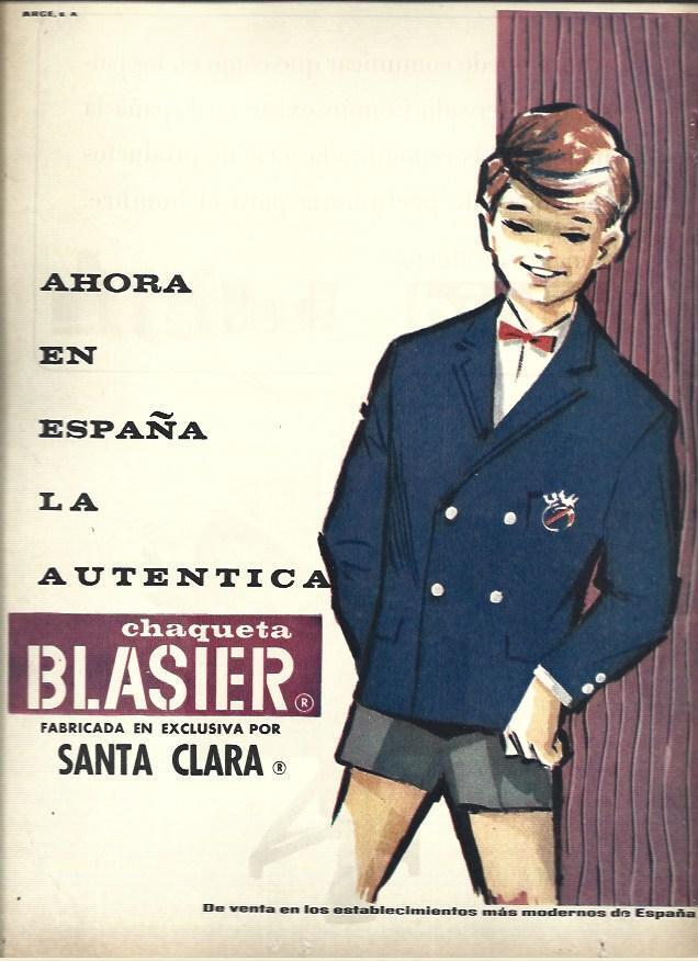 LAMINA 40855: Publicidad de chaqueta Santa Clara