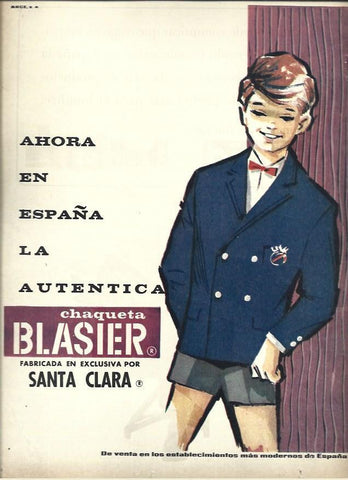 LAMINA 40855: Publicidad de chaqueta Santa Clara