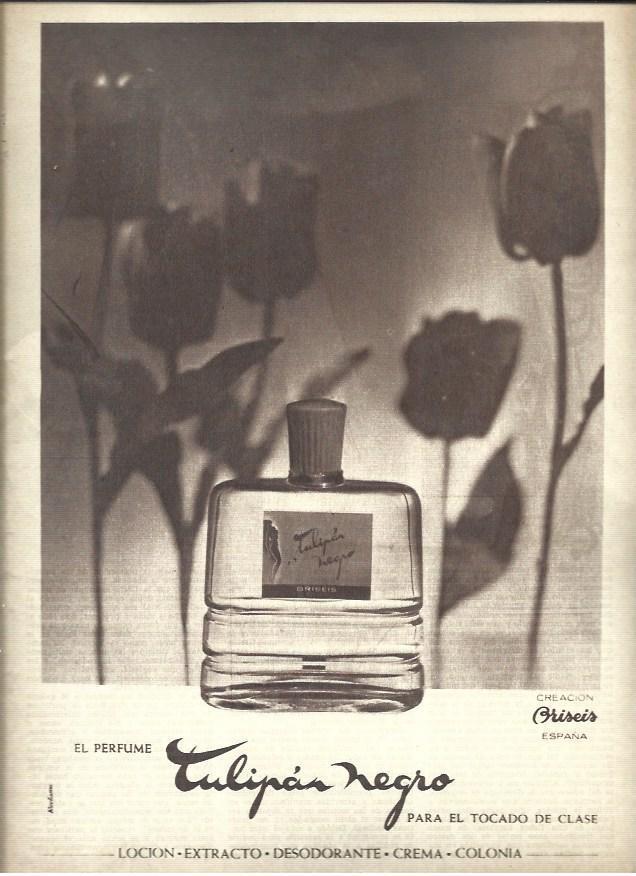 LAMINA 40851: Publicidad de perfume Tulipan Negro
