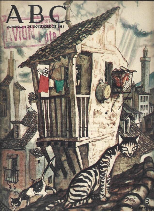 LAMINA 40961: Portada de ABC de 3 de noviembre de 1963