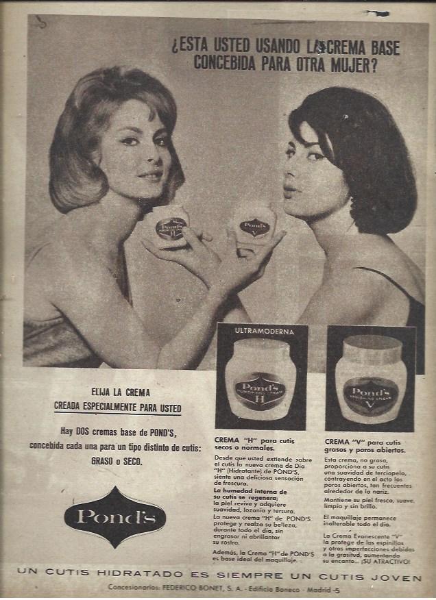 LAMINA 40960: Publicidad de crema Ponds