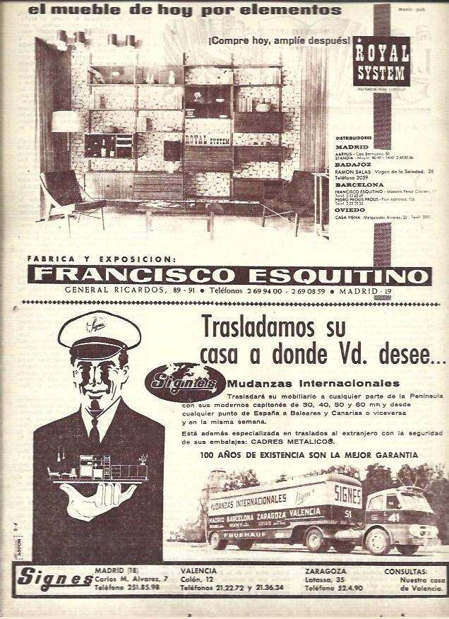LAMINA 40898: Publicidad de Royal System y de Signes