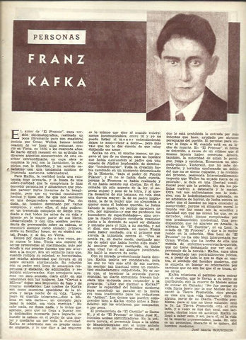 LAMINA 40900: Frank Kafka