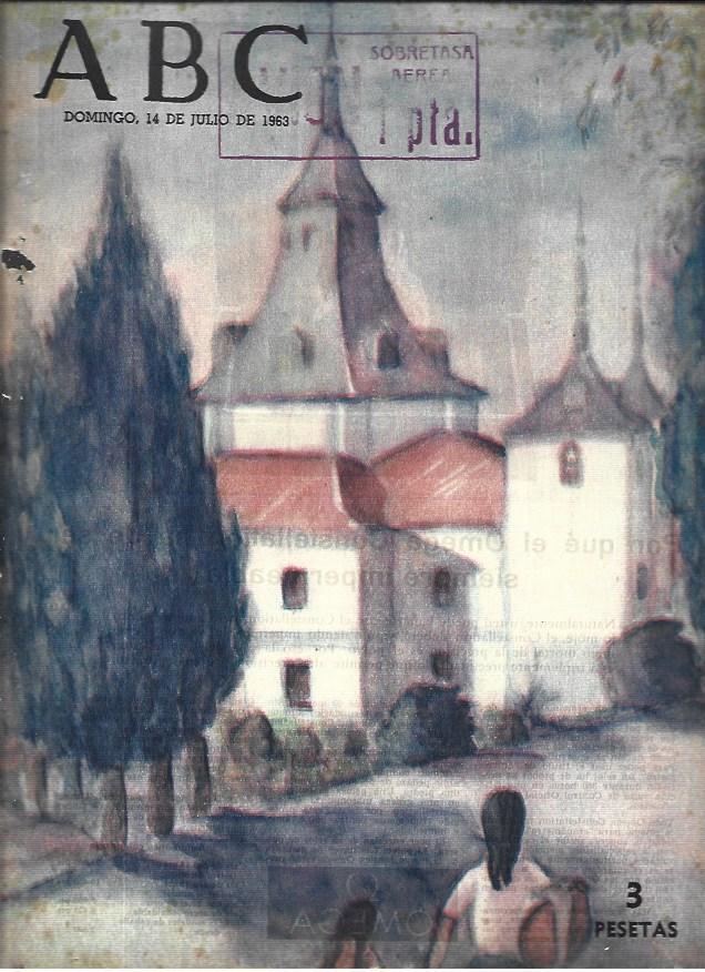LAMINA 40906: Portada de ABC de 14 de julio de 1963