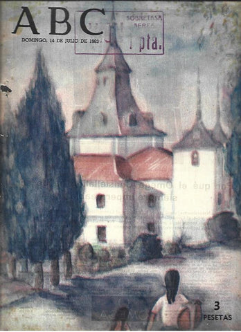 LAMINA 40906: Portada de ABC de 14 de julio de 1963