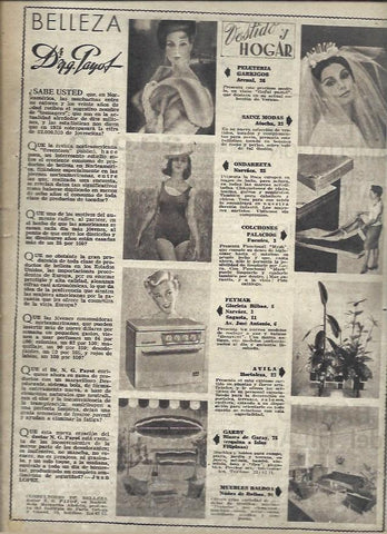 LAMINA 40913: Seccion de Hogar y Belleza